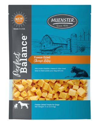 Perfect Balance Freeze-Dried Cheddar Cheese Crumbles Dog Treat and Topper
