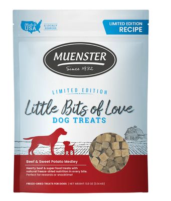 Limited Edition Beef & Sweet Potato Medley Freeze-Dried Dog Treats Limited Edition Beef & Sweet Potato Medley Freeze-Dried Dog Treats