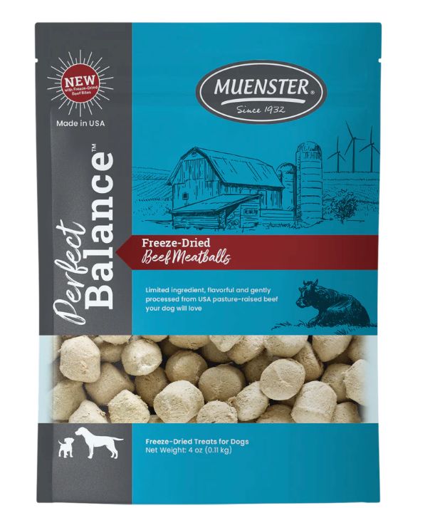 Perfect Balance Freeze-Dried Beef Meatballs Dog Treat Perfect Balance Freeze-Dried Beef Meatballs Dog Treat