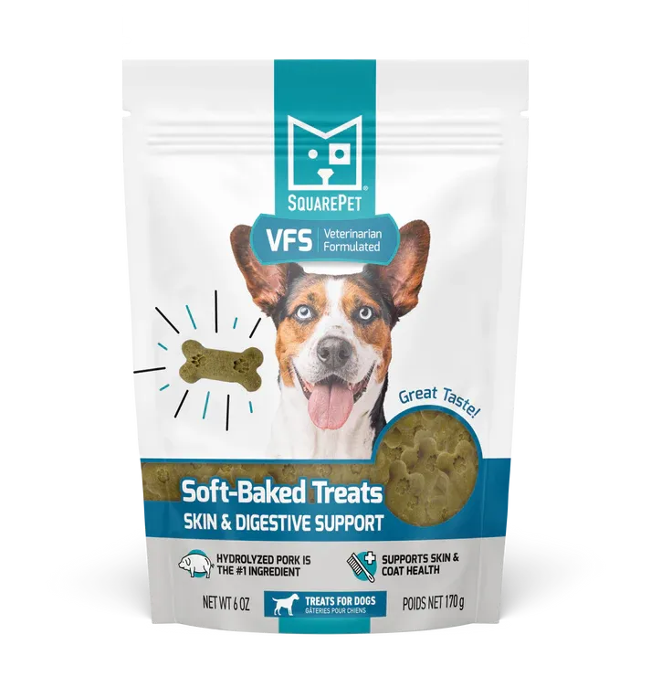 VFS® SKIN & DIGESTIVE SUPPORT SOFT-BAKED TREATS FOR DOGS