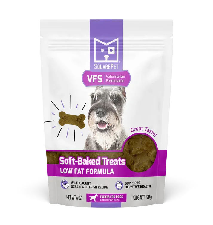 VFS® LOW FAT FORMULA SOFT-BAKED TREATS FOR DOGS VFS® LOW FAT FORMULA SOFT-BAKED TREATS FOR DOGS