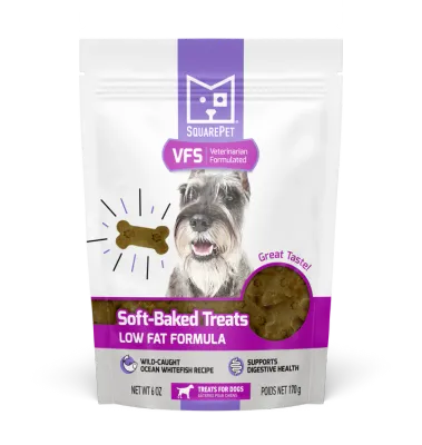 VFS® LOW FAT FORMULA SOFT-BAKED TREATS FOR DOGS VFS® LOW FAT FORMULA SOFT-BAKED TREATS FOR DOGS