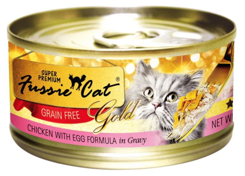 Fussie Cat 2.82oz SP Chkn/Egg in Gravy CatFood