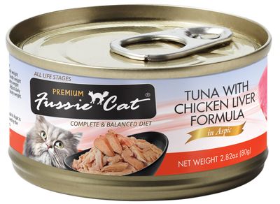 Fussie Cat 2.82oz Chkn/Chkn Liver CatFood Fussie Cat 2.82oz Chkn/Chkn Liver CatFood