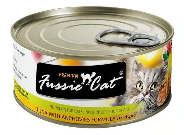 Fussie Cat 2.82oz PM Tuna/Anchovies CatFood
