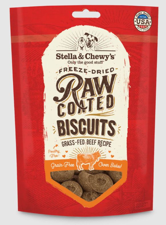 Stella Chewy 9oz Raw Coated Beef Biscuit
