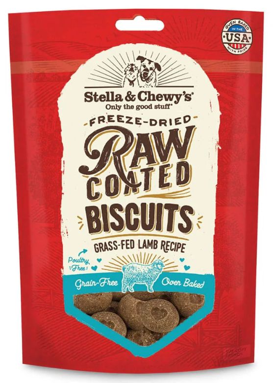 Stella Chewy 9oz Raw Coated Lamb Biscuit Stella Chewy 9oz Raw Coated Lamb Biscuit