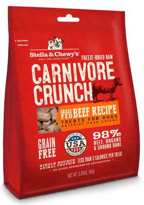 Stella Chewy Carnivore Crunch-Beef 3.25oz
