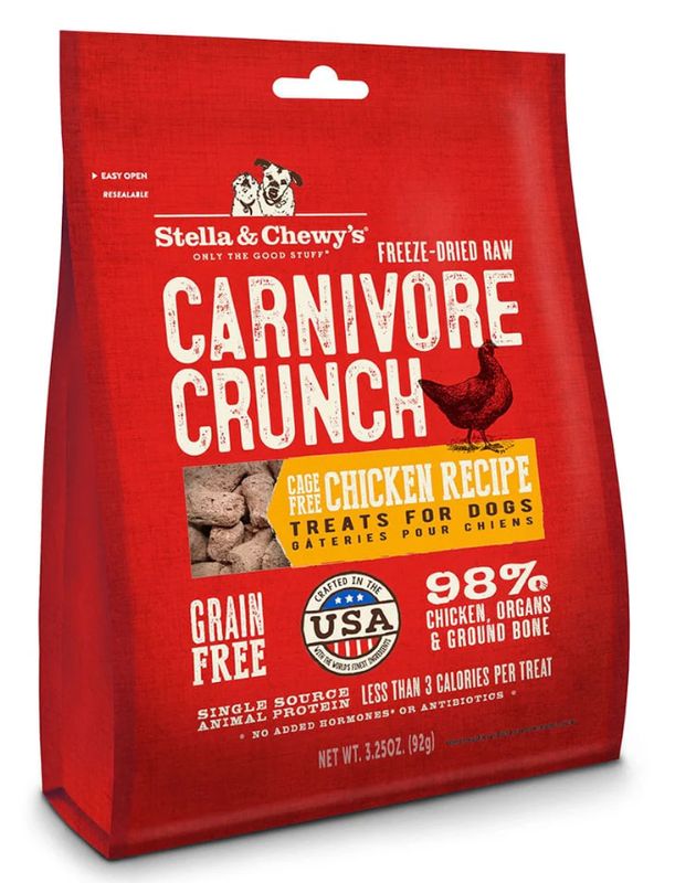 Stella Chewy Carnivore Crunch-Chicken 3.25oz