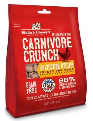 Stella Chewy Carnivore Crunch-Chicken 3.25oz Stella Chewy Carnivore Crunch-Chicken 3.25oz