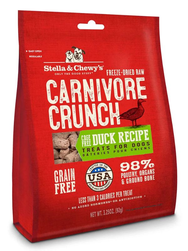 Stella Chewy Carnivore Crunch-Duck 3.25oz