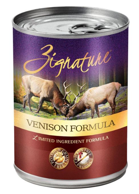 Zignature-13oz Venison Can DogFood Zignature-13oz Venison Can DogFood