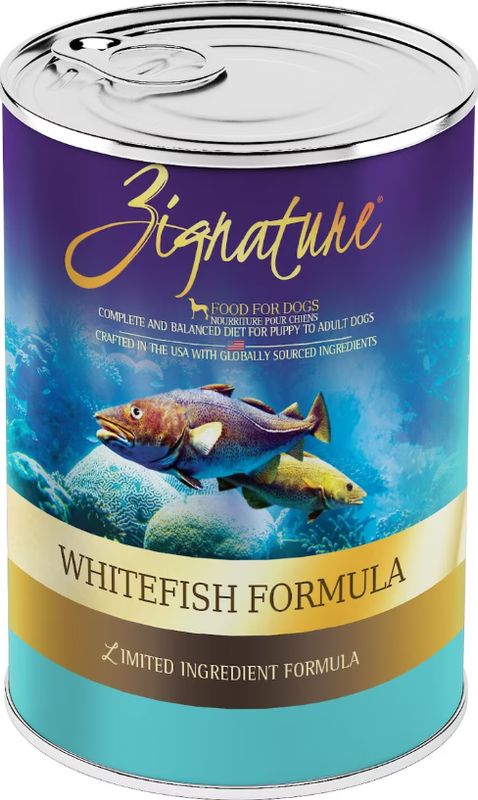 Zignature-13oz WhiteFish Can DogFood