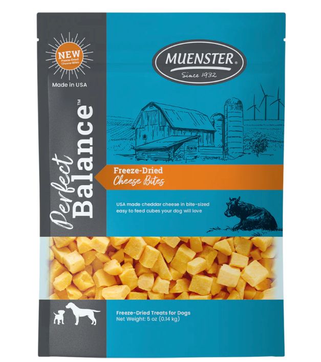 Perfect Balance Freeze-Dried Cheddar Cheese Crumbles Dog Treat and Topper Perfect Balance Freeze-Dried Cheddar Cheese Crumbles Dog Treat and Topper