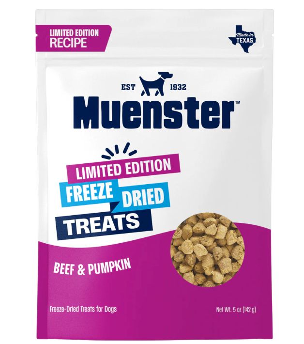 Limited Edition Beef & Pumpkin Freeze-Dried Dog Treats Limited Edition Beef & Pumpkin Freeze-Dried Dog Treats