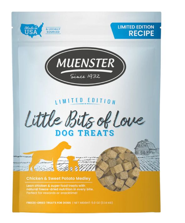 Limited Edition Chicken & Sweet Potato Freeze-Dried Dog Treats Limited Edition Chicken & Sweet Potato Freeze-Dried Dog Treats