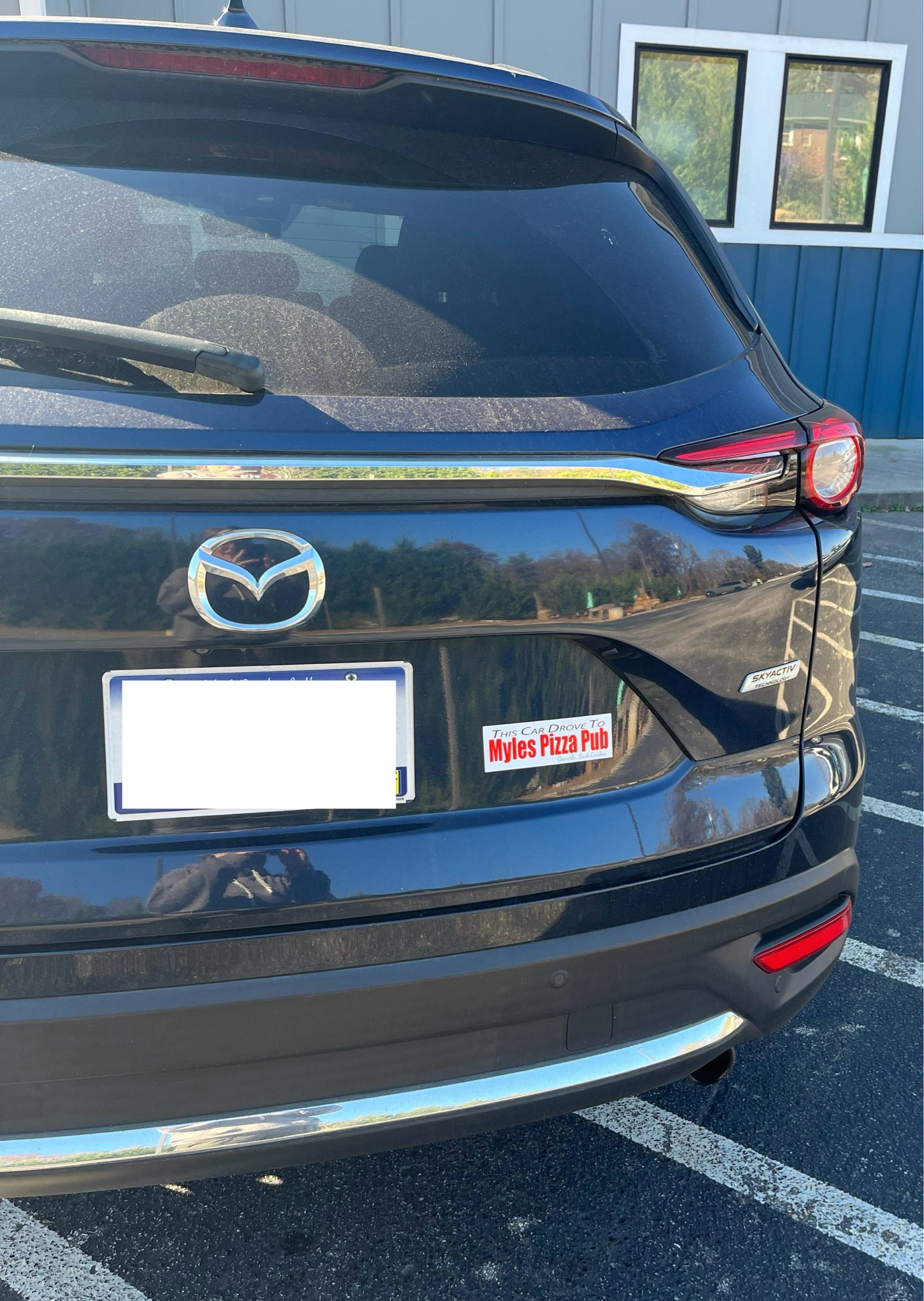 This Car Drove To Myles Pizza Magnet