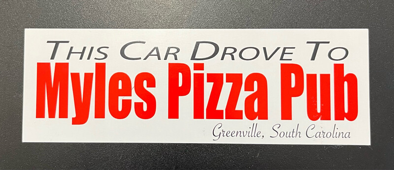 This Car Drove To Myles Pizza Magnet