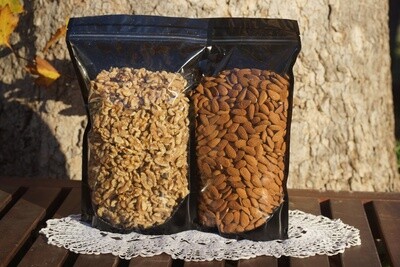 Mixed Nut Combo Deal | 40oz Walnuts + 32oz Almonds
