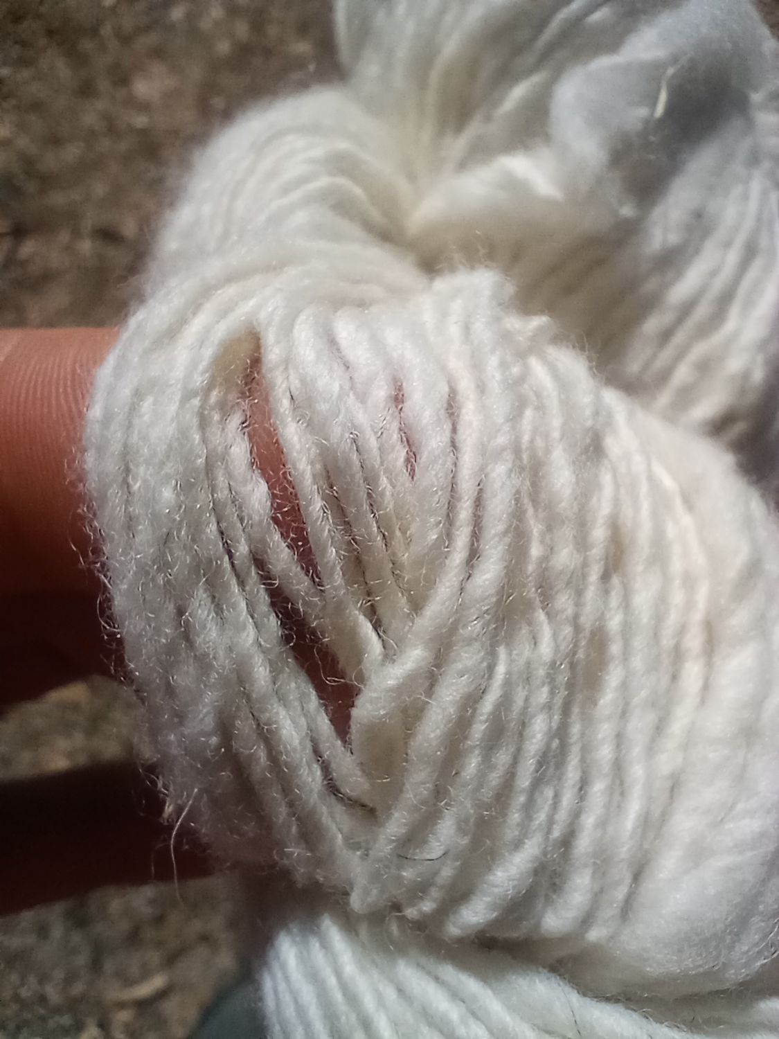 Uncle Art&#39;s Alaskan Island Merino Wool Yarn | Light DK weight to heavy Fingeringweight Thick and Thin handspun style | Possibly Most Unique and Sustainable Wool in Existence