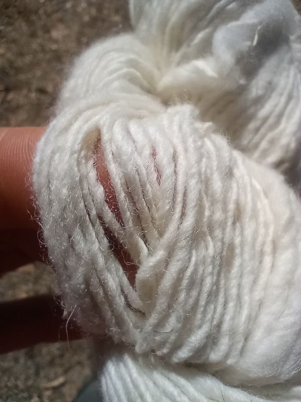Uncle Art&#39;s Alaskan Island Merino Wool Yarn | Light DK weight to heavy Fingeringweight Thick and Thin handspun style | Possibly Most Unique and Sustainable Wool in Existence