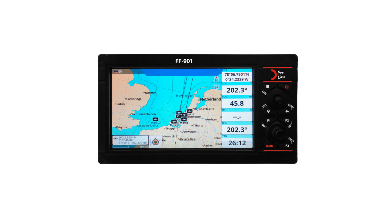 FF-901 Chartplotter/Fishfinder - JRC