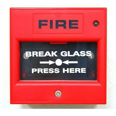 EMERGENCY FIRE ALARM MANUAL CALL POINT
