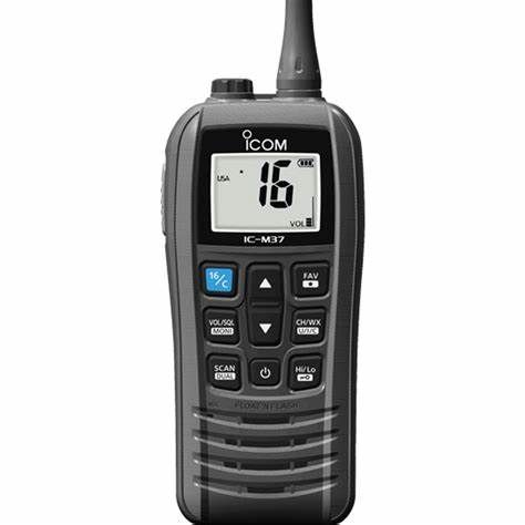 ICOM IC - M37 VHF HAND HELD RADIO