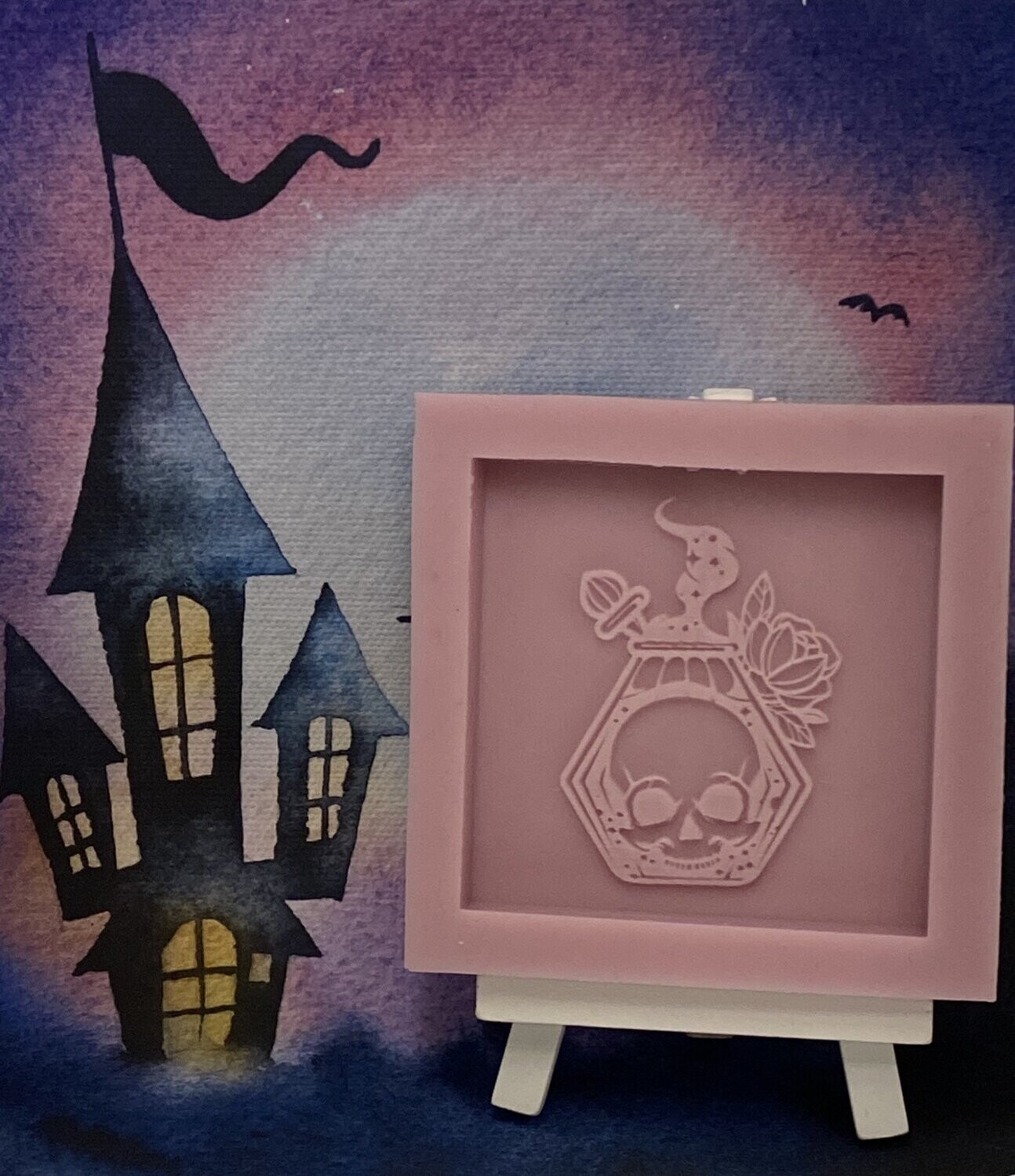 Skull in Potion Bottle