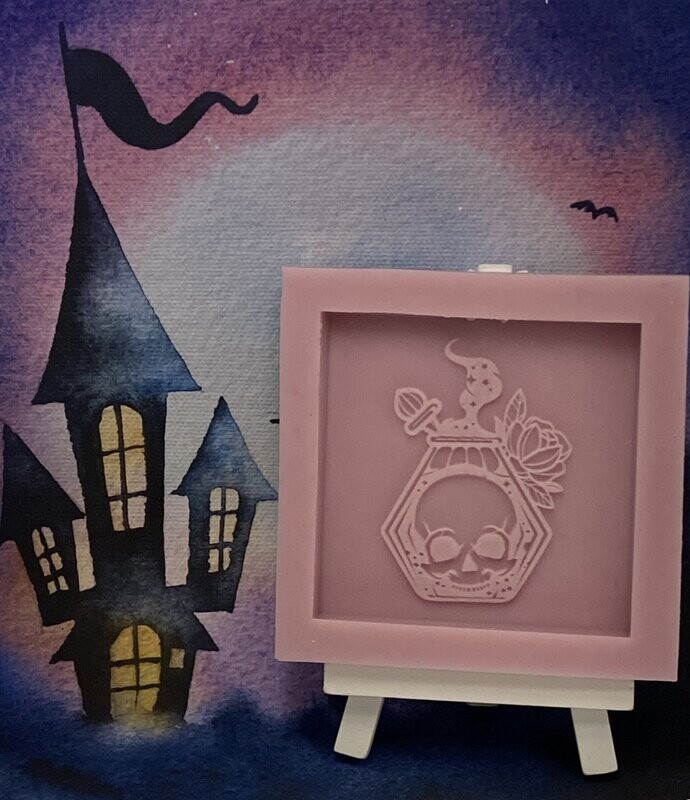 Skull in Potion Bottle