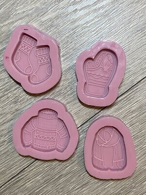 Winter clothing (Set of 4 ) Moulds