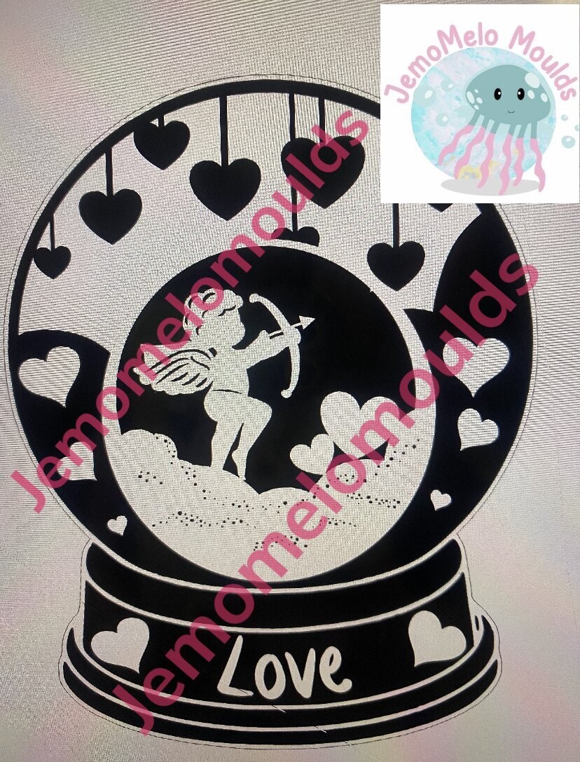 Valentines Cupid Globe Mould