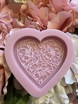 Flowered Heart Mould
