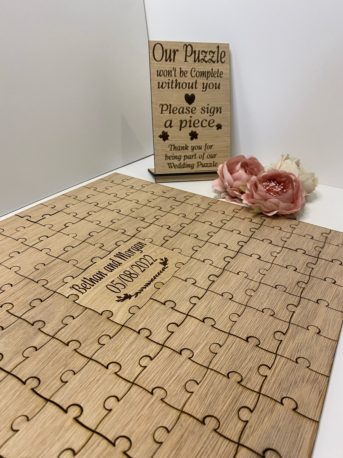 104 Piece Wedding Puzzle Guestbook