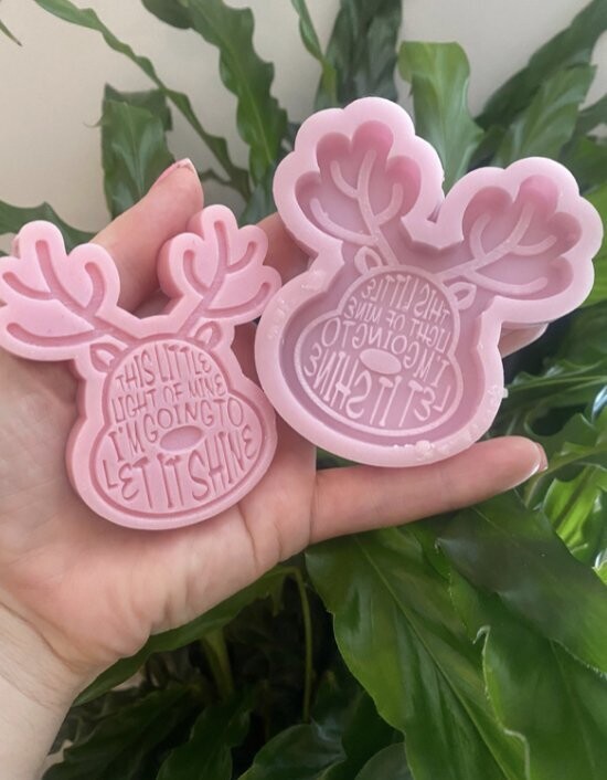 Let It Shine Reindeer Mould
