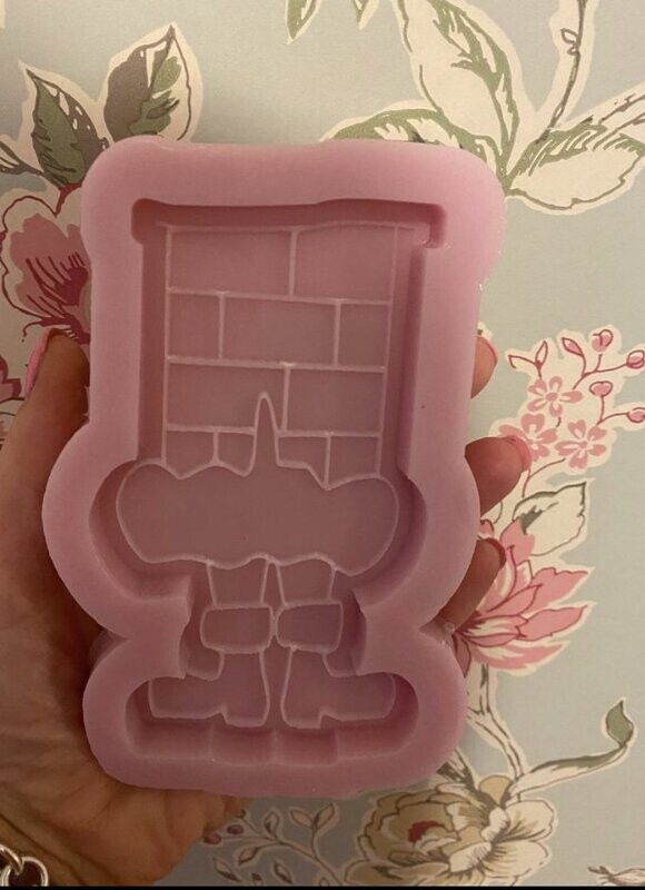 Santa Stuck In The Chimney Snap Bar Mould