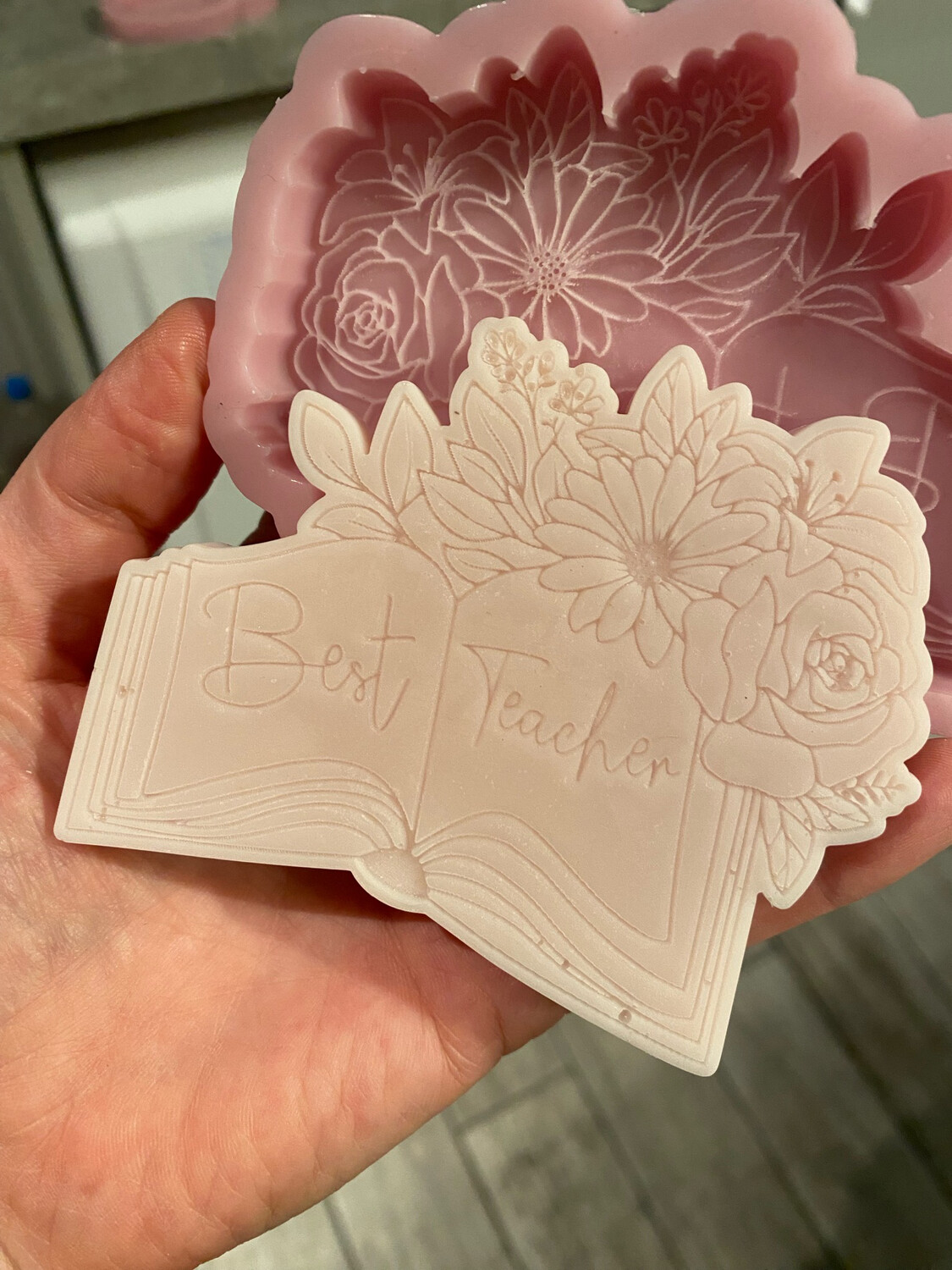 Best Teacher Mould With Flowers