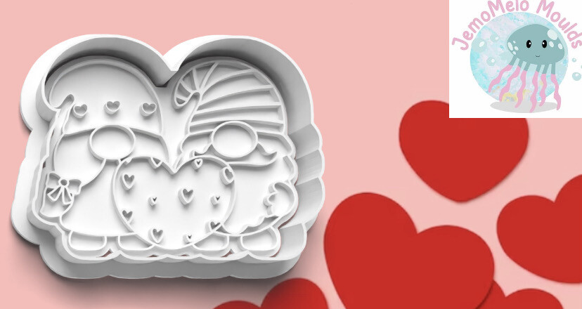 Cookie Cutter Double Gnome In Love