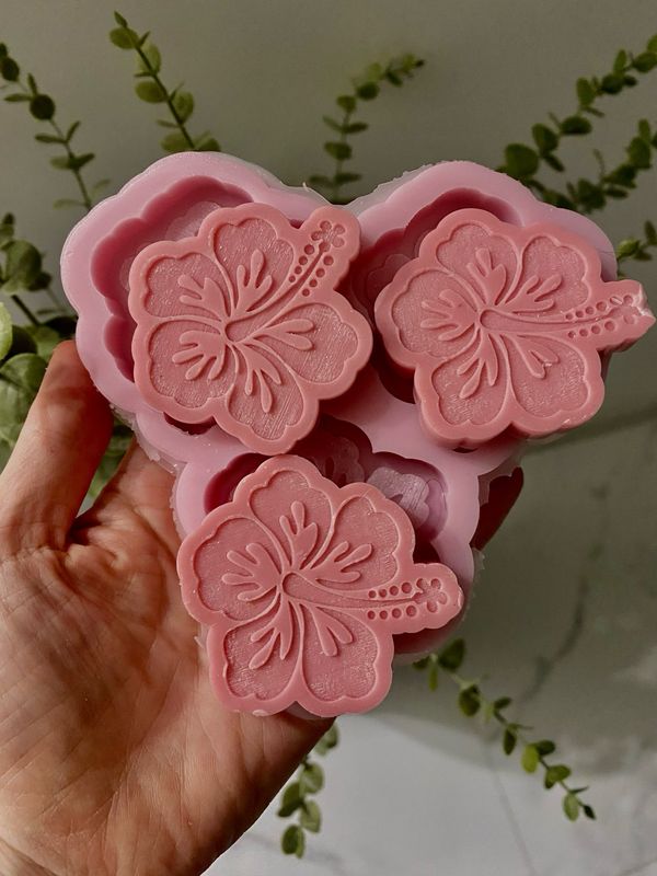 Set Of 3 Tropical Flowers