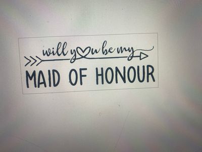 Will You Be My Maid Of Honour 2