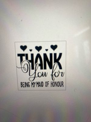 Thank You For Being Our Maid Of Honour