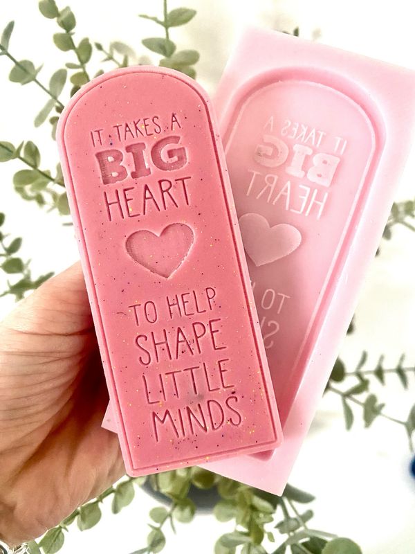 Big Heart Teacher Snap Bar