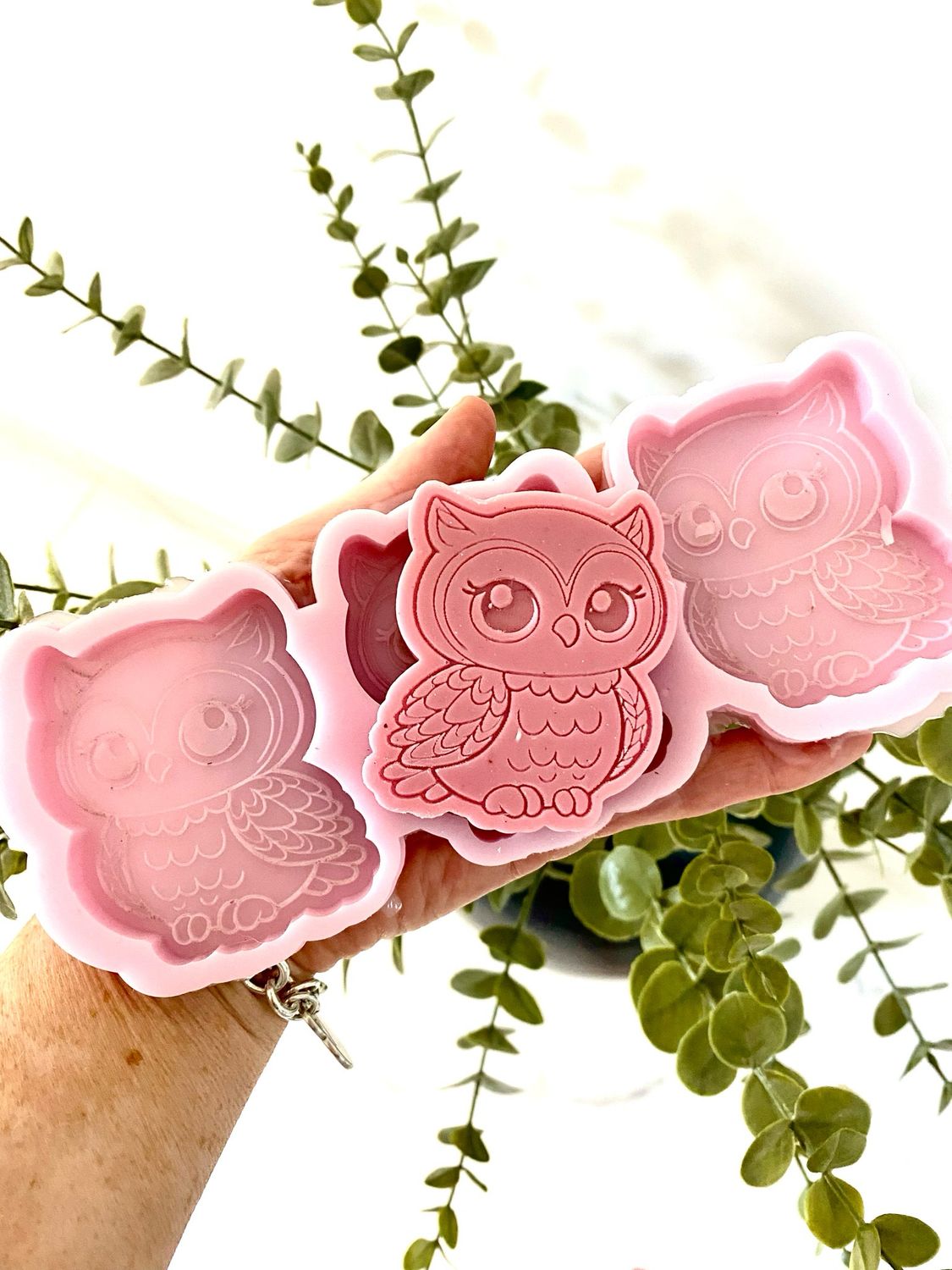 Triple Owl Silicone Mold