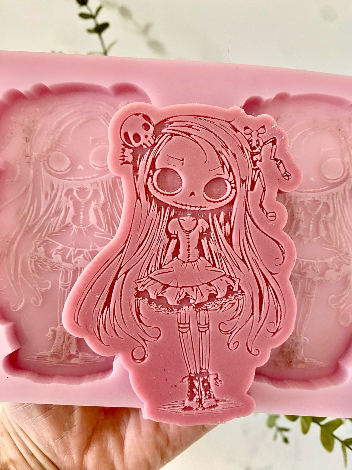 Double Zombie Doll Halloween Silicone Mold