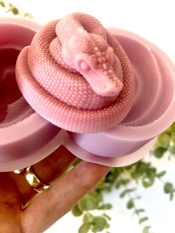 Triple 3d Snake Silicone Mold