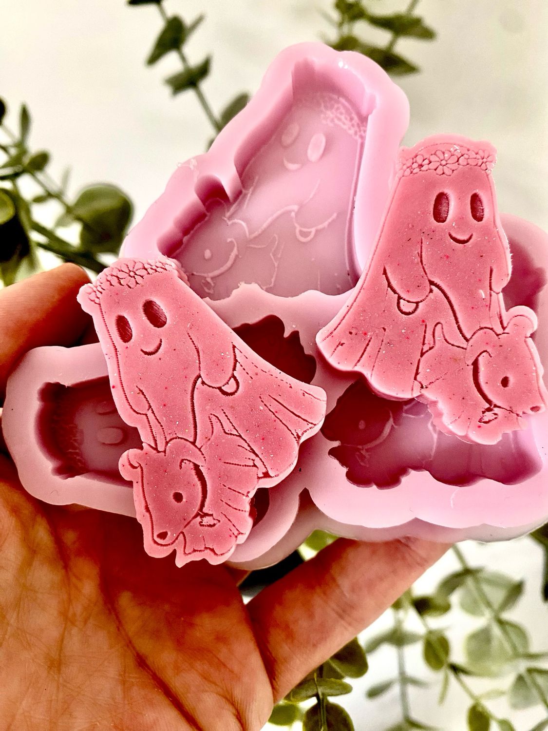 Triple Ghost Walkies Mold