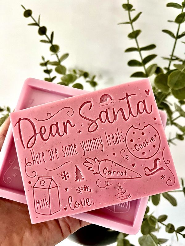 Santa Plate Silicone Mold