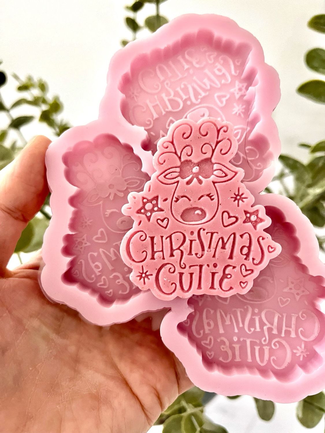 Triple Christmas Cutie Silicone Mold