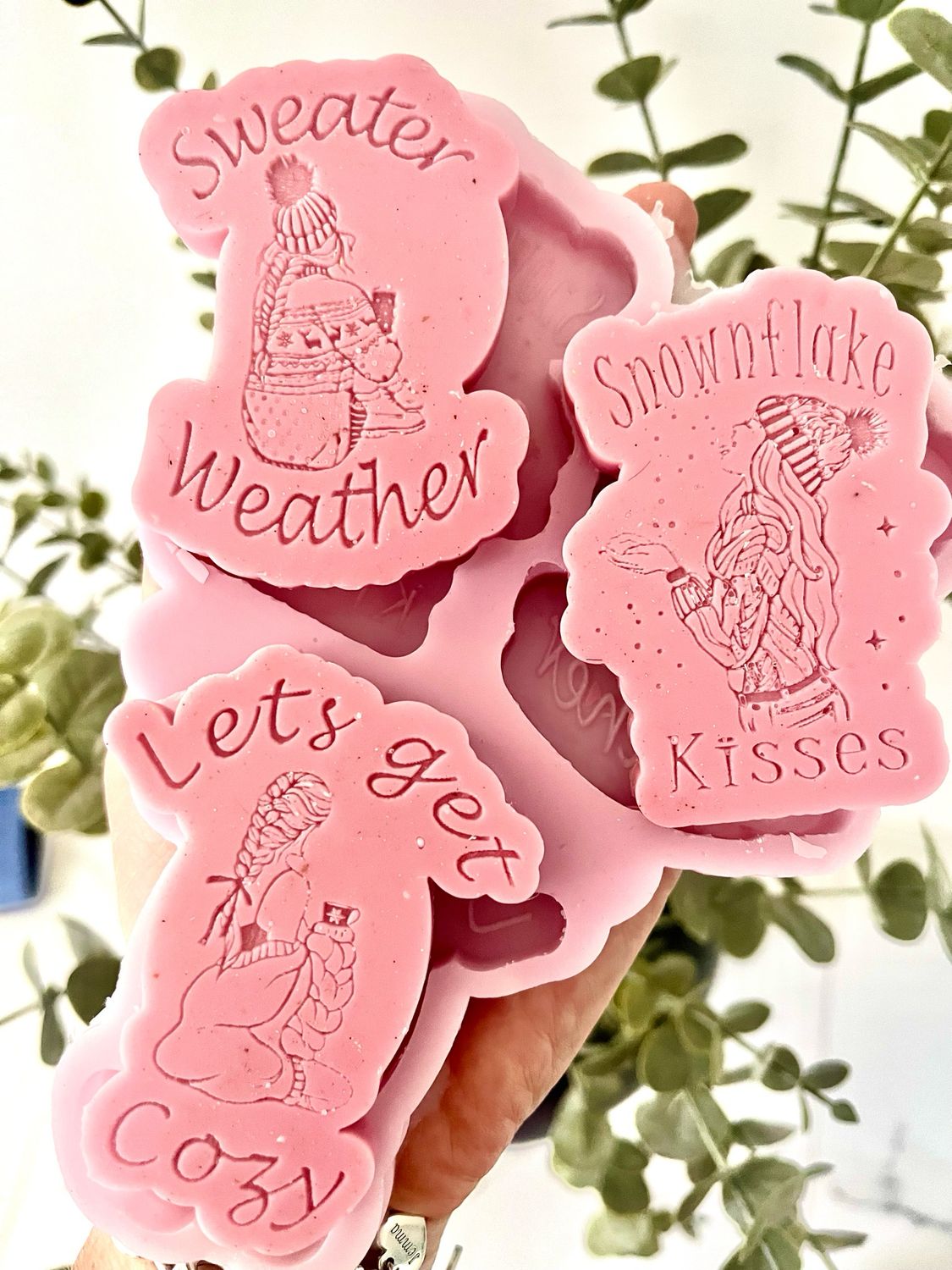 Winter Girls Triple Silicone Mold