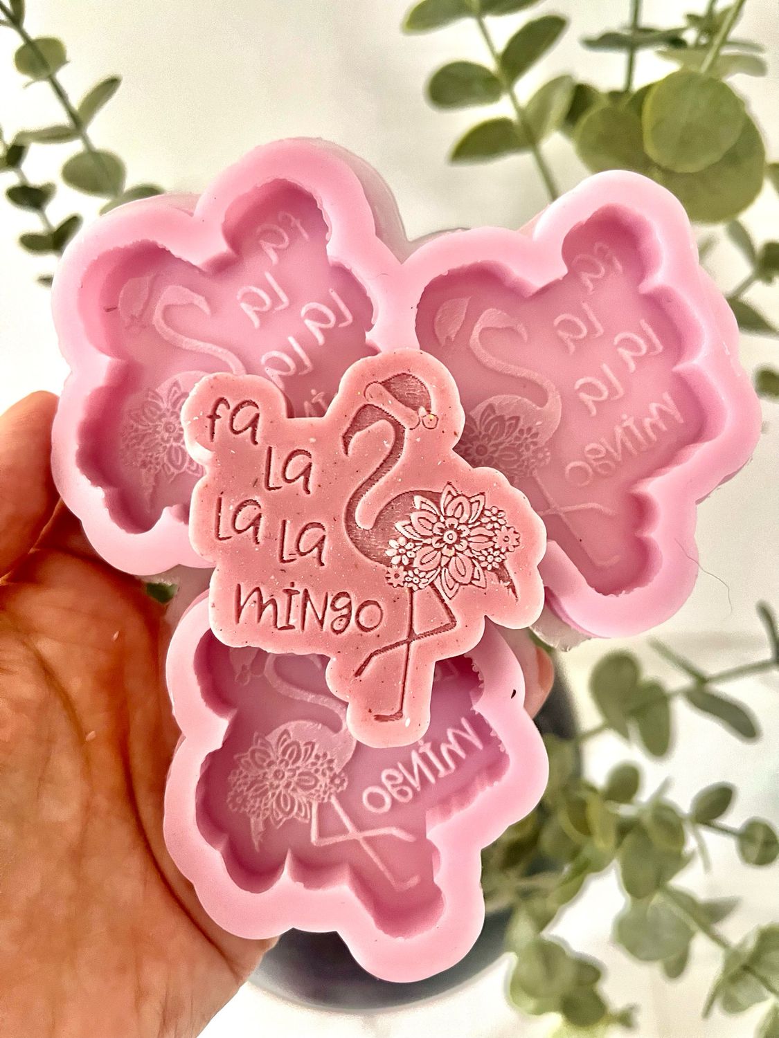 Fa La La La Mingo Triple Silicone Mold